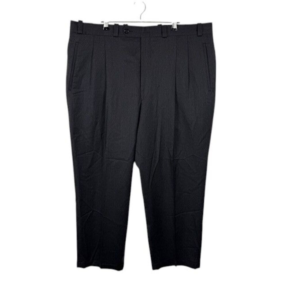 Ashbridge 100% Wool Dress Pants Trousers Suit Pants‎ Charcoal Gray Size 40